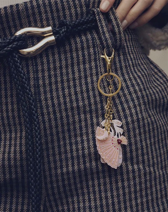 Adabel Nøglering - Blush